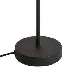 Retro tafellamp mushroom zwart met goud - Magnax Mini