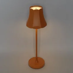 Retro tafellamp oranje oplaadbaar IP44 - Granny