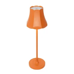 Retro tafellamp oranje oplaadbaar IP44 - Granny