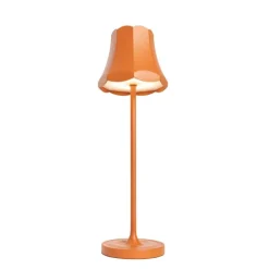 Retro tafellamp oranje oplaadbaar IP44 - Granny