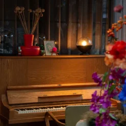 Retro tafellamp zwart met helder glas - Eclipse