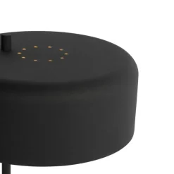 Retro tafellamp zwart met gouden binnenkant - Jinte