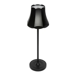 Retro tafellamp zwart oplaadbaar IP44 - Granny