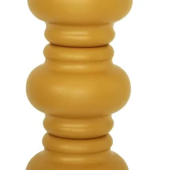 Retro vloerlamp okergeel met mat glas - Fedde