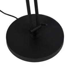 Retro vloerlamp zwart draai- en kantelbaar - Chappie