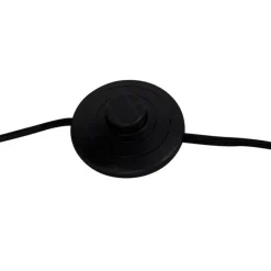 Retro vloerlamp zwart draai- en kantelbaar - Chappie