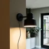 Retro wandlamp zwart draai- en kantelbaar - Chappie