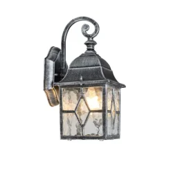 Romantische buiten wandlantaarn antiek zilver - London