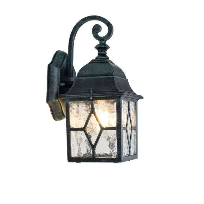 Romantische buiten wandlantaarn antiek groen - London