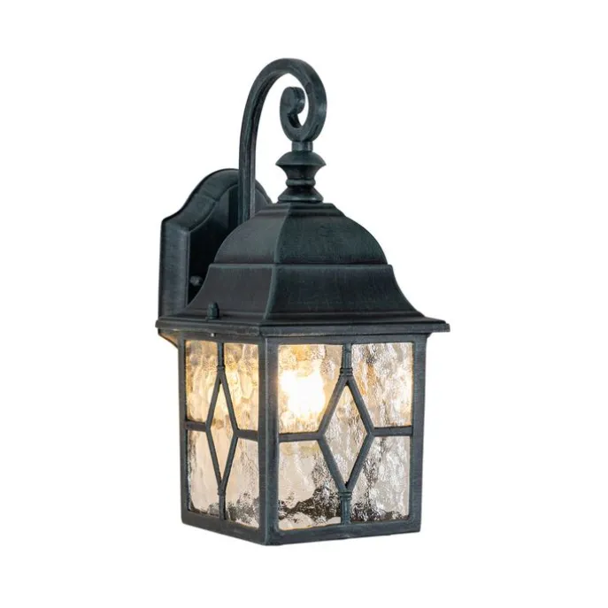 Romantische buiten wandlantaarn antiek groen - London