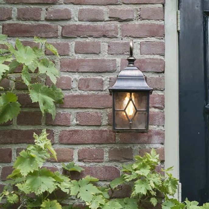 Romantische buiten wandlantaarn brons - London