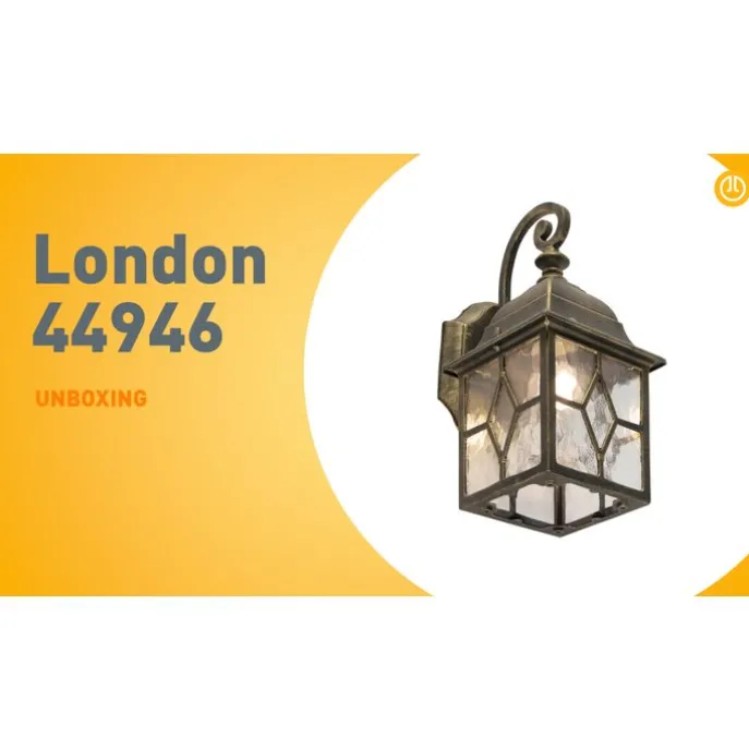 Romantische buiten wandlantaarn brons - London