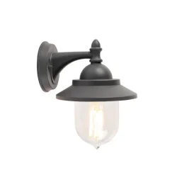 Romantische buitenwandlamp donker grijs - Oxford