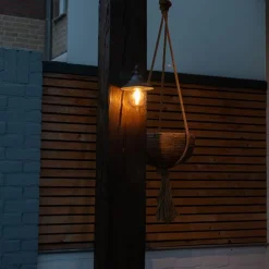 Romantische buitenwandlamp donker grijs - Oxford