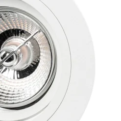 Ronde inbouwspot wit verstelbaar - Chuck 70