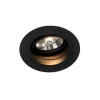 Ronde inbouwspot zwart verstelbaar - Chuck 70