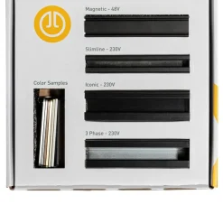 Sample box met rails en kleurstalen