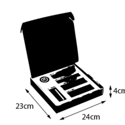 Sample box met rails en kleurstalen