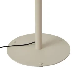Scandinavische buiten vloerlamp beige met witte kap IP44 - Mississippi