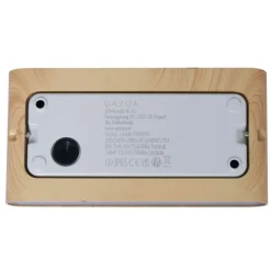 Scandinavische buiten wandlamp hout print 17,5cm incl. LED IP65 - Batt