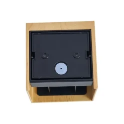 Scandinavische buiten wandlamp hout incl. LED IP54 - Edwin