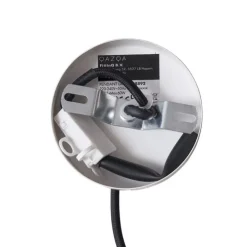 Scandinavische hanglamp beige met witte binnenkant - Titus