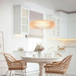 Scandinavische hanglamp beige incl. LED - Monte