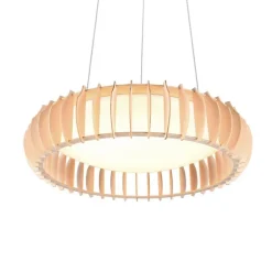 Scandinavische hanglamp beige incl. LED - Monte