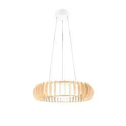 Scandinavische hanglamp beige incl. LED - Monte