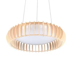 Scandinavische hanglamp beige incl. LED - Monte