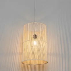 Scandinavische hanglamp bamboe - Natasja