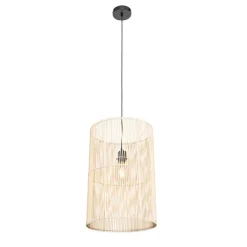 Scandinavische hanglamp bamboe - Natasja