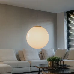 Scandinavische hanglamp opaal glas 50 cm - Ball 50