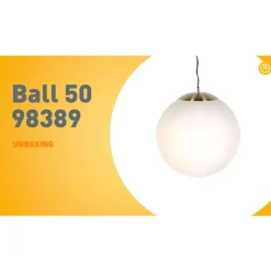 Scandinavische hanglamp opaal glas 50 cm - Ball 50