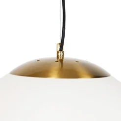 Scandinavische hanglamp opaal glas 40 cm - Ball 40