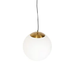 Scandinavische hanglamp opaal glas 40 cm - Ball 40