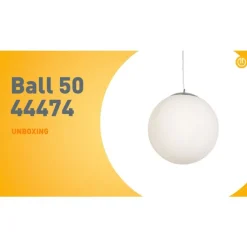 Scandinavische hanglamp opaal glas 50cm - Ball 50