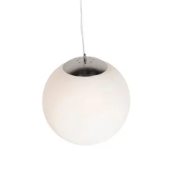 Scandinavische hanglamp opaal glas 50cm - Ball 50
