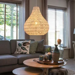 Scandinavische hanglamp wit 45 cm - Lina Drop