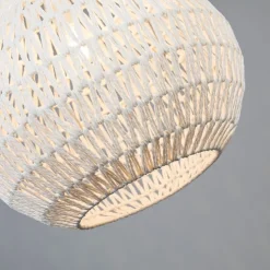 Scandinavische hanglamp wit 45 cm - Lina Drop