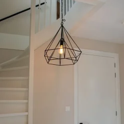 Scandinavische hanglamp zwart - Karkass