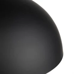 Scandinavische hanglamp zwart met goud 2-laags - Claudius