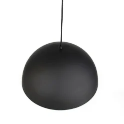 Scandinavische hanglamp zwart met wit 2-laags - Claudius