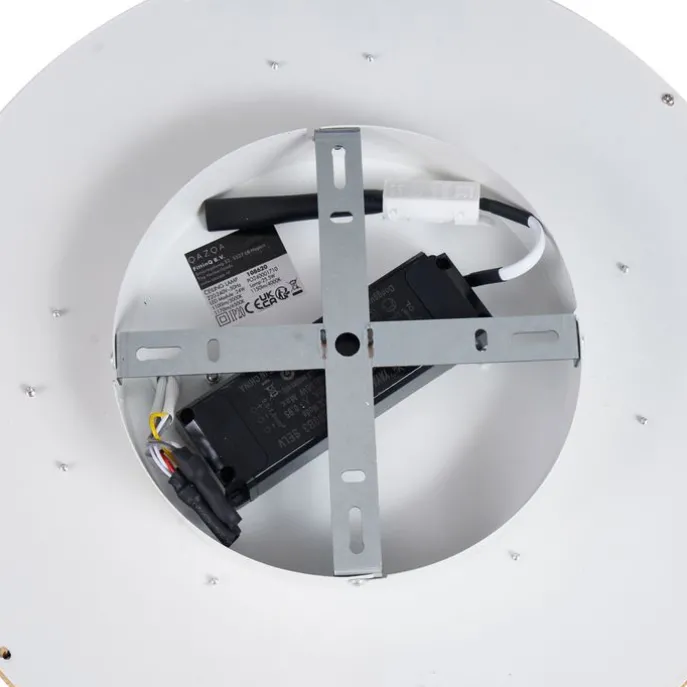 Scandinavische plafondlamp hout 40cm incl. LED dimbaar - Pecker