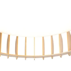Scandinavische plafondlamp beige 60cm incl. LED - Monte