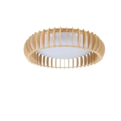 Scandinavische plafondlamp beige 60cm incl. LED - Monte