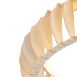 Scandinavische plafondlamp beige 60cm incl. LED - Monte