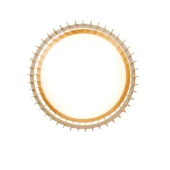 Scandinavische plafondlamp beige 60cm incl. LED - Monte