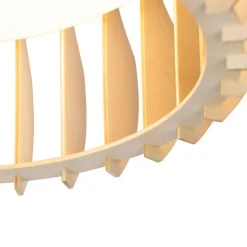 Scandinavische plafondlamp beige 40cm incl. LED - Monte