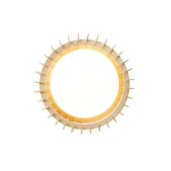 Scandinavische plafondlamp beige 40cm incl. LED - Monte